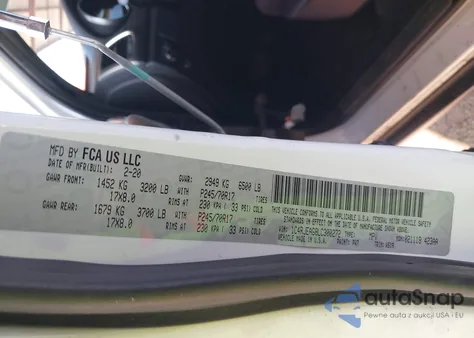 2020 Jeep Grand Cherokee Laredo 4X2 из США, поврежденный, VIN 1C4RJEAG8LC300272